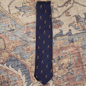 Brooks Brothers JOHNNIE WALKER Navy Blue Tie.